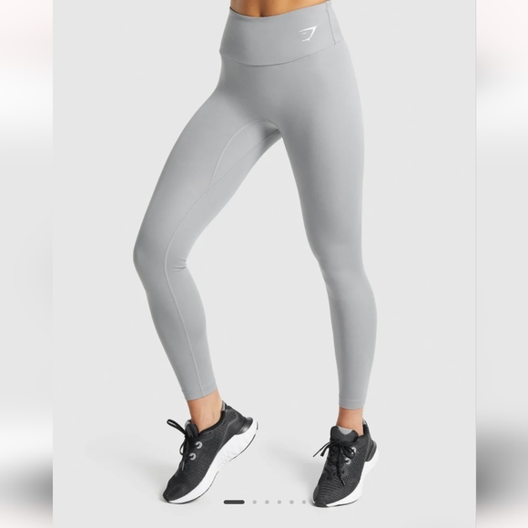GYMSHARK Training Leggings Grey High Rise - Picture 1 of 7